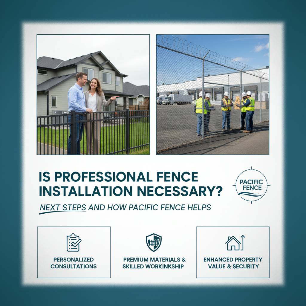 Next steps and how Pacific fence helps