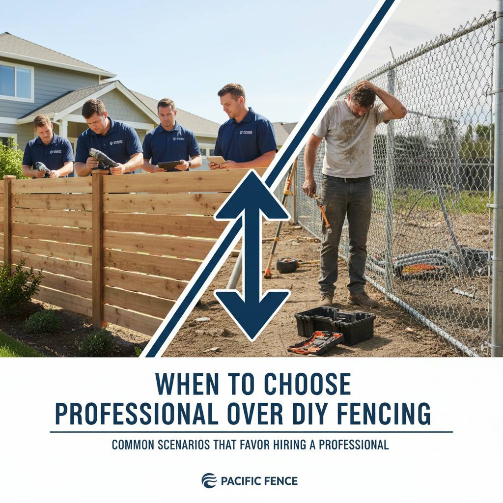 Common scenarios that favor hiring a professional