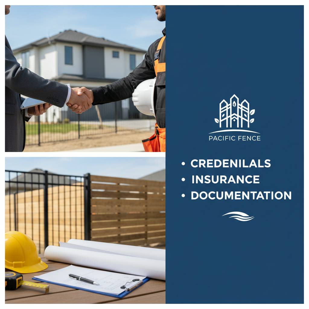 Credentials, insurance, and documentation to request
