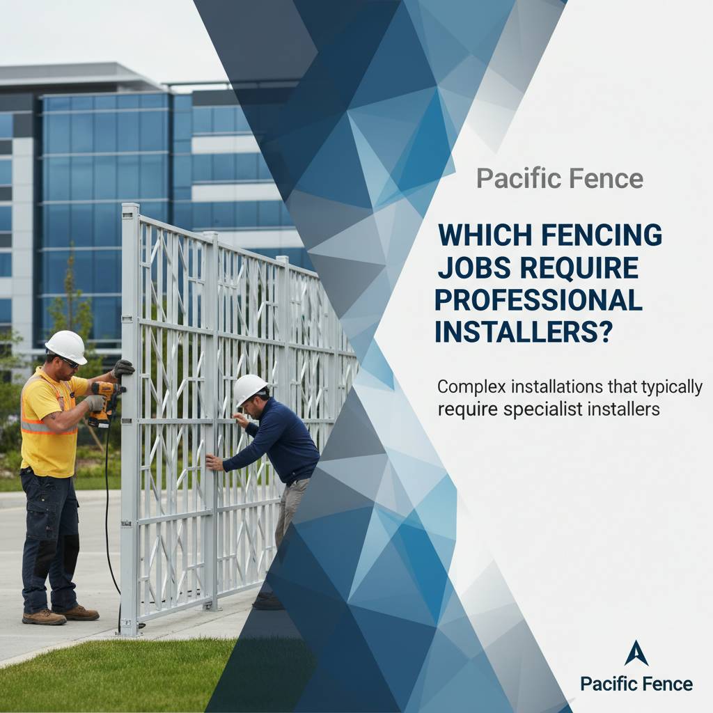 Complex installations that typically require specialist installers